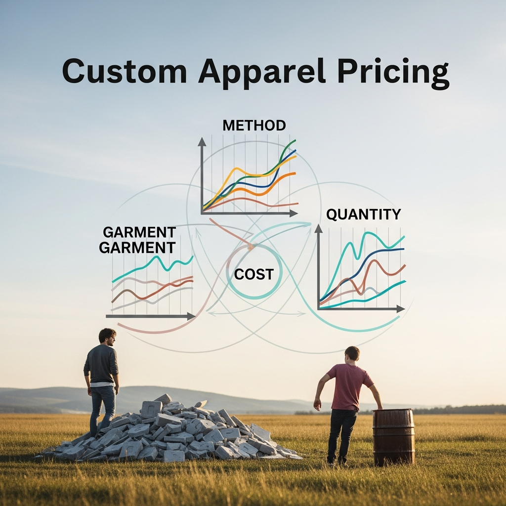 custom apparel pricing factors