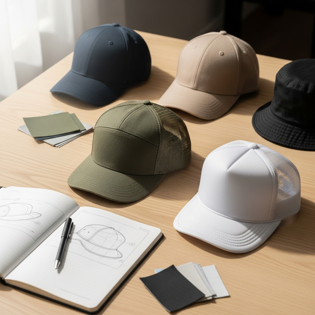 best custom hats Surrey styles for embroidery and printing