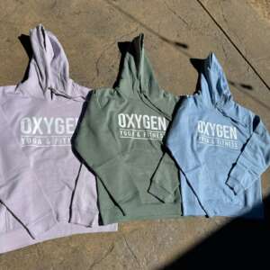 Oxygen Yoga & Fitness hoodies