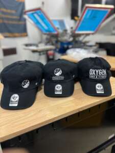 Oxygen Yoga & Fitness caps
